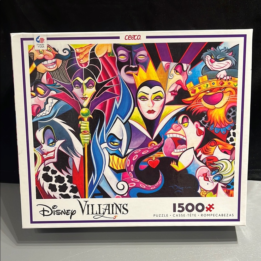 Disney Villains 1500 Piece Ceaco Puzzle
